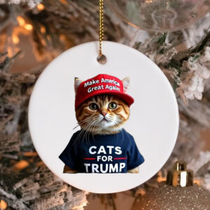 Cats For Trump Maga 2024 Ornament , Cats Lives Matter Trump 202433