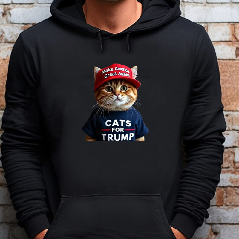 Cats For Trump Maga 2024 Sweatshirt , T-shirt , Hoodie , Long Sleeve T-shirt , Cats Lives Matter Trump 2024