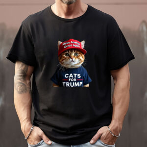 Cats For Trump Maga 2024 Sweatshirt , T-shirt , Hoodie , Long Sleeve T-shirt , Cats Lives Matter Trump 20241