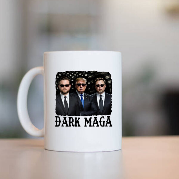 DARK MAGA JD Vance Trump Elon Musk Mug1