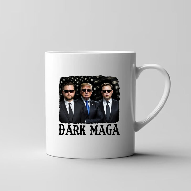 DARK MAGA JD Vance Trump Elon Musk Mug3