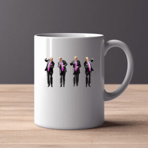 Dancing Donald Trump Mug , 2024 Trump America President Christmas 2