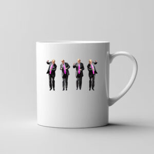 Dancing Donald Trump Mug , 2024 Trump America President Christmas 33