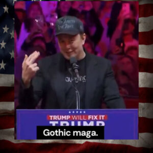 Dark Gothic MAGA hat usa