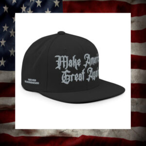 Dark Gothic MAGA – Snapback Hat – Elon Musk’s Rally hat1