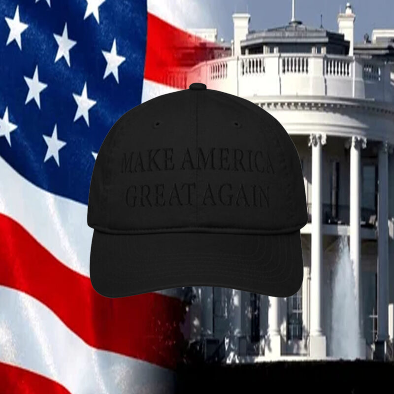 Dark MAGA Embroider Black Hat 20243