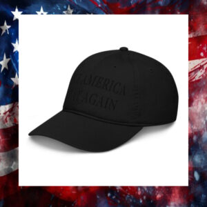 Dark MAGA Embroider Black Hat, usa2