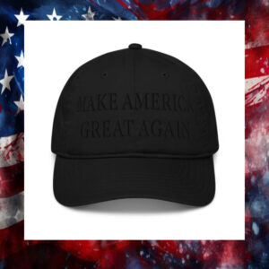 Dark MAGA Embroider Black Hat, usa3