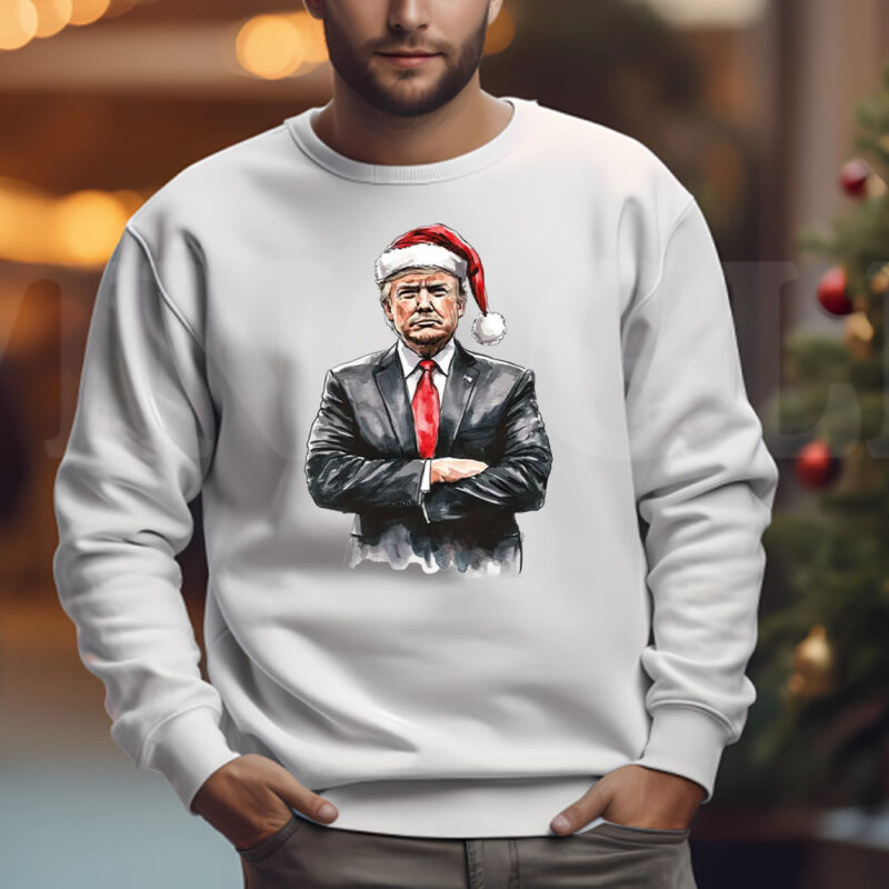 Donald Trump Christmas Sweatshirt , T-shirt , Hoodie , Long Sleeve T-shirt , MAGA Holidays3