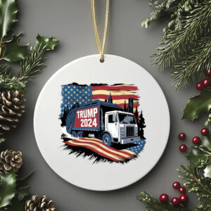 Donald Trump Garbage Truck Election 2024 Ornament , MAGA Design Donald TrumpDonald Trump Garbage Truck Election 2024 Ornament , MAGA Design Donald Trump