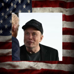 Elon Musk Black Trump Hat usa