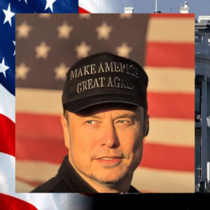 Elon Musk Dark MAGA Hat 20243