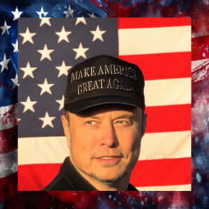 Elon Musk Dark MAGA Hat, usa