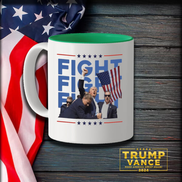 Fight Fight Fight Trump Mug For Trump Campaign 2024 Make America Great Again MAGA Mug1