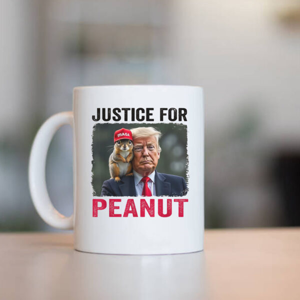 Justice for Peanut Mug , Trump Peanut1