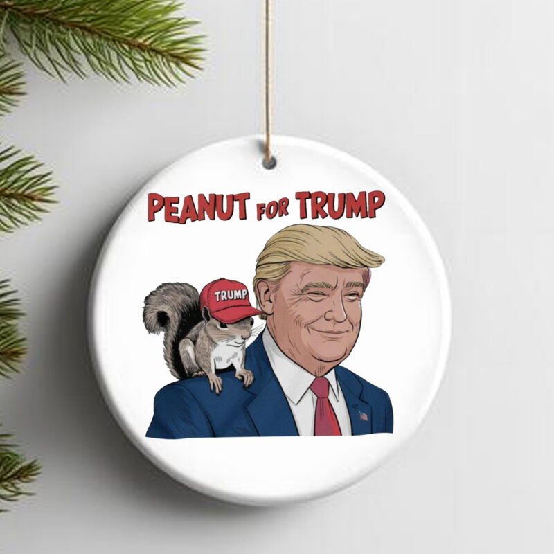 Peanut the Squirrel for Trump Ornament , Funny Squirrel Peanut for Trump2