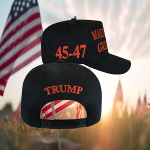 Red Dark MAGA Hat 2024