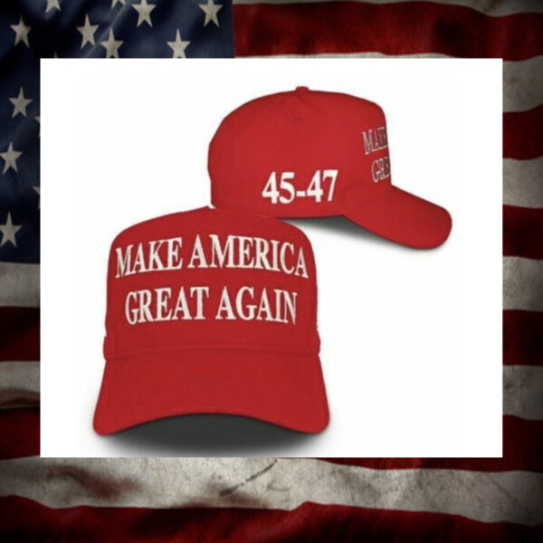 Red MAGA 45-47 Hat 2