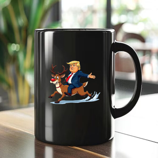 Rudolph the Red Nosed Reindeer Christmas Donald Trump Xmas Mug1