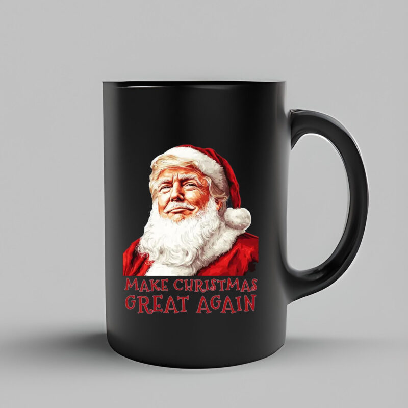 Santa Make America Great Again Mug , Trump Christmas ,Trump Santa3