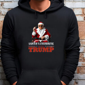 Santa's Favorite President Donald Trump 2024 Sweatshirt , T-shirt , Hoodie , Long Sleeve T-Shirt