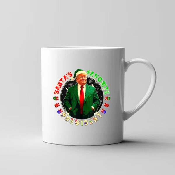 Santa's Favorite President Donald Trump Mug3