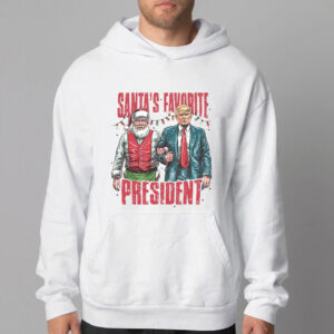 Santa's Favorite President Sweatshirt , T-shirt , Hoodie , Long Sleeve T-Shirt , Trump Christmas2