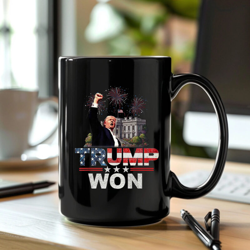 TRUMP won Trump 47th President Funny Donald Trump Trump Winning Mug