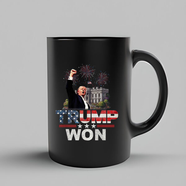 TRUMP won Trump 47th President Funny Donald Trump Trump Winning Mug3