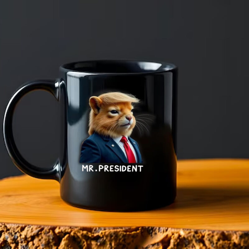 The Squirrel Peanut Shirt, Donald Trump Mug2