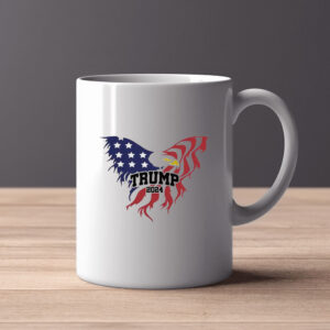 Trump 2024 , Eagle Flag Trump Mug , Pro Trump 3