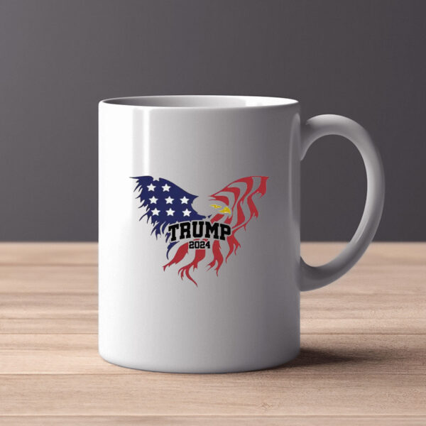 Trump 2024 , Eagle Flag Trump Mug , Pro Trump 3