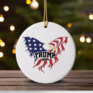 Trump 2024 , Eagle Flag Trump Ornament , Pro Trump 1