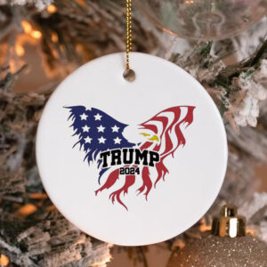 Trump 2024 , Eagle Flag Trump Ornament , Pro Trump 3