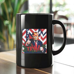 Trump Christmas Lovers Mug , Festive and Patriotic for Trump Supporters 1