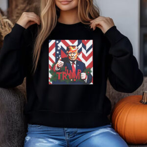 Trump Christmas Lovers Sweatshirt , T-shirt , Hoodie , Long Sleeve T-Shirt , Festive and Patriotic for Trump Supporters 3