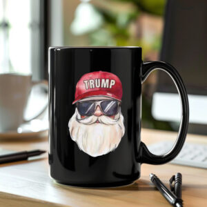 Trump Christmas Mug , MAGA , Santa For Trump 2024