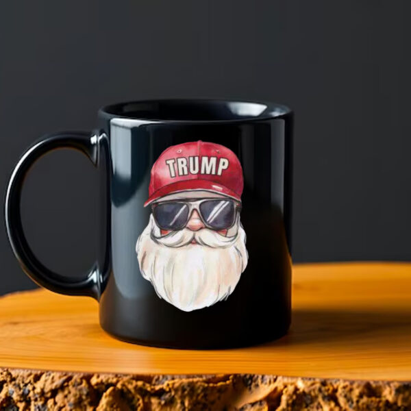 Trump Christmas Mug , MAGA , Santa For Trump 20242