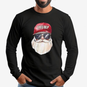 Trump Christmas Sweatshirt , T-shirt , Hoodie , Long Sleeve T-shirt , MAGA , Santa For Trump 20242