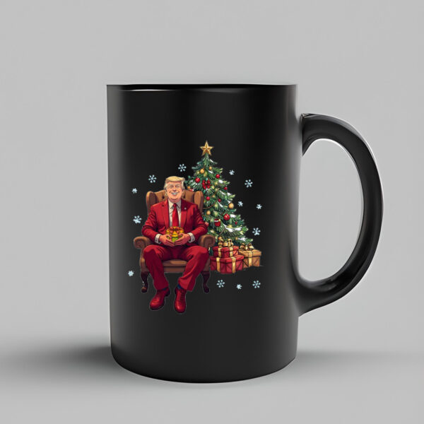 Trump Christmas Tree 2024 Mug 3