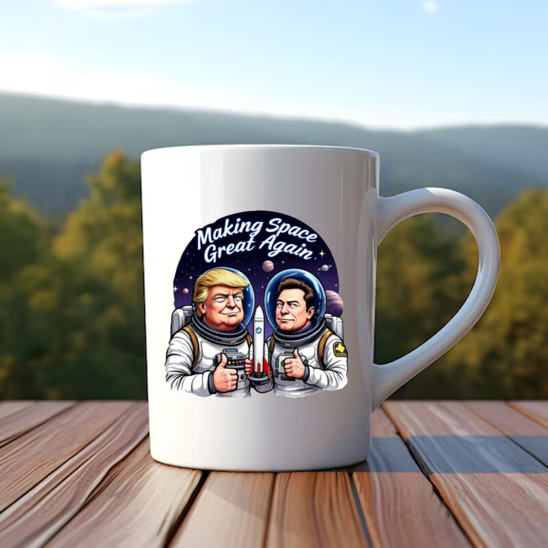 Trump Elon Making Space Great Again Mug