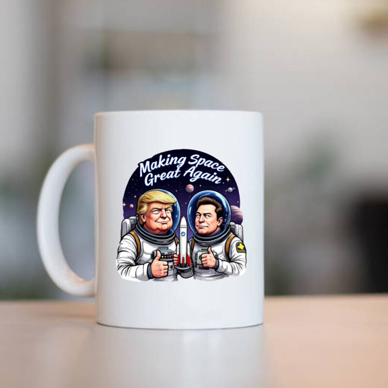 Trump Elon Making Space Great Again Mug1