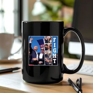 Trump Fight , Trump Mug , Trump Rally