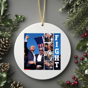 Trump Fight , Trump Ornament , Trump Rally