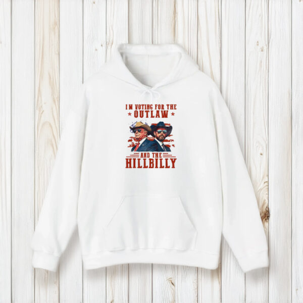 Trump I'm Voting For The Outlaw And Hillbilly Trump Vance Shirt, Trump Shirts2