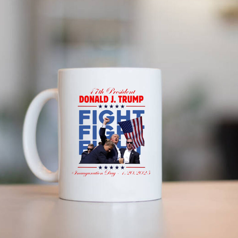 Trump Inauguration Day 2025 Mug , 47th President Donald Trump , Election 2024 1