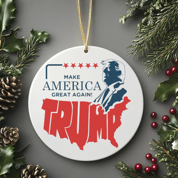 Trump Make America Great Again Ornament