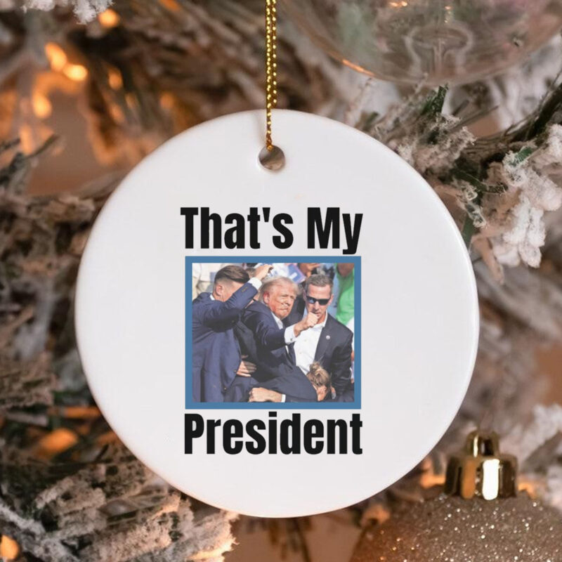 Trump Ornament , That's My President3