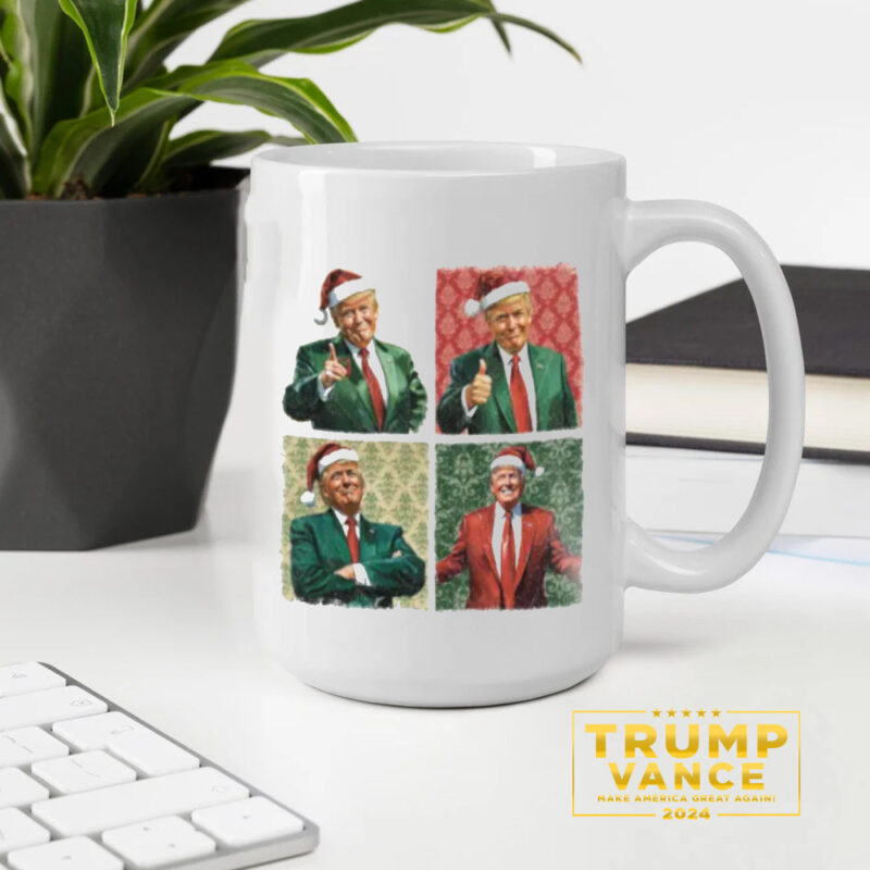 Trump Retro Mug, trump christmas,Trump christmas Mug1