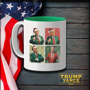 Trump Retro Mug, trump christmas,Trump christmas Mug2